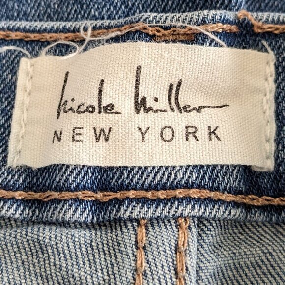 Nicole Miller Jeans Women's 16 New York Soho High-Rise Ankle Slim Distressed - Picture 4 of 16